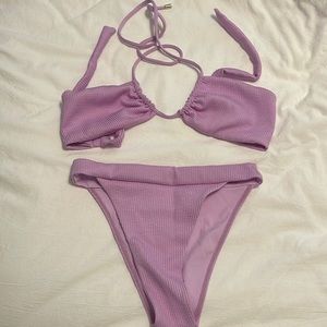 Monday Swimwear purple bikini